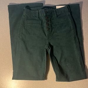 Brand new American Eagle corduroy high rise flare jeans